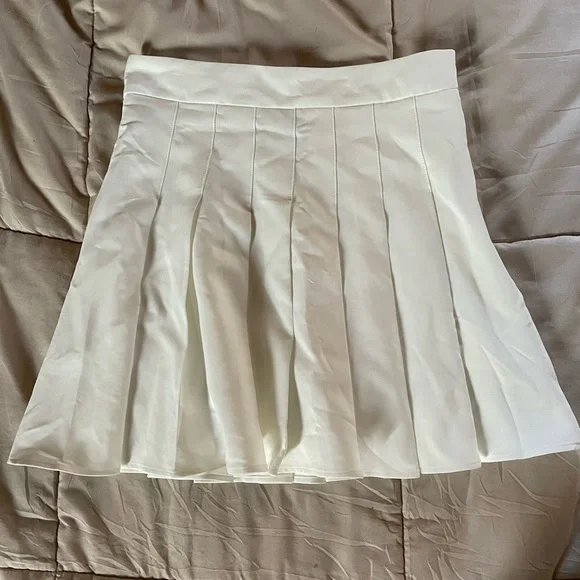 Shein White Small Tennis Skirt